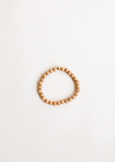 CanyonLeaf Cypress Wood + 14k Gold Bracelet, Adult